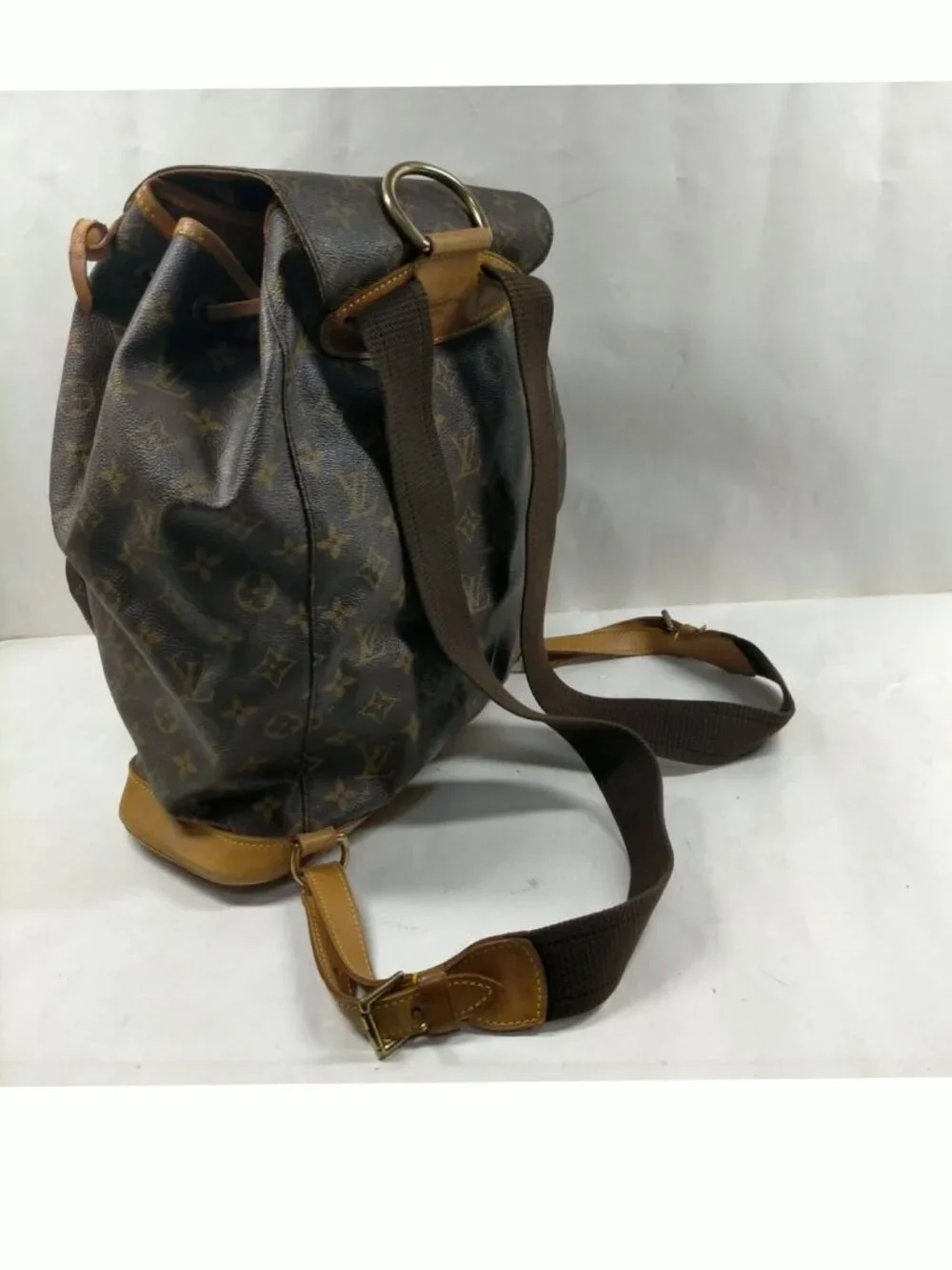 Authentic Louis Vuitton Montsouris GM Backpack Monogram Canvas LV Bag - Picture 4 of 9